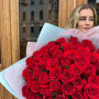 Букет из 45 красных роз фото 3